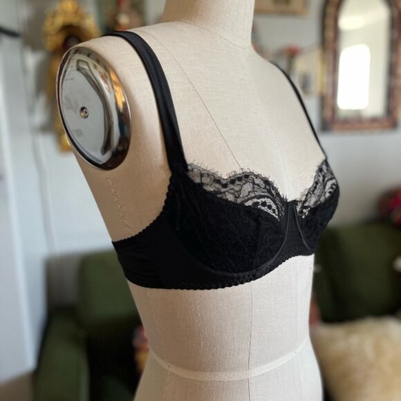 FLEUR OF ENGLAND lace and silk bra - Picture 3 of 8